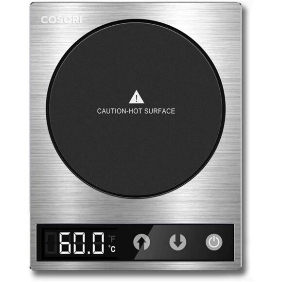 COSORI Mug Warmer & Coffee Cup Warmer for Desk Coffee, Auto Shut Off, silver - Picture 1 of 6